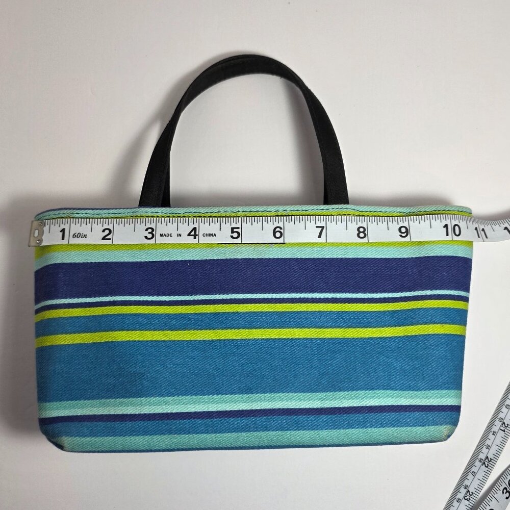 Kate Spade New York Striped Canvas Tote w/ Dust Bag - Small/Medium Size - Picture 7 of 9
